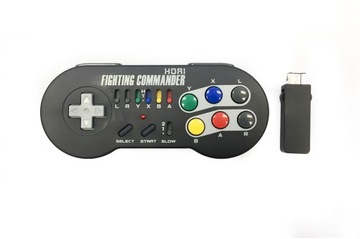 Контроллер Hori Fighting Commander для SNES, черный