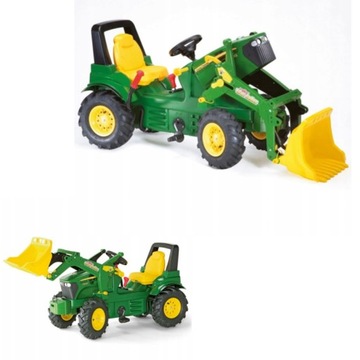 Rolly Toys John Deere Traktor na pedały Biegi Pompowane Koła 3-8 lat