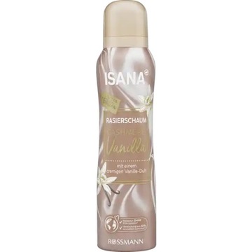 ISANA RASIERSCHAUM CASHMERE VANILLA PIANKA DO GOLENIA WANILIA 150ml