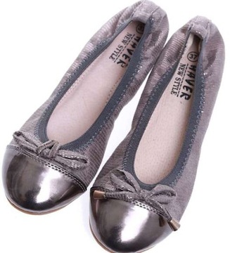 Buty damskie miękkie elastyczne balerinki baleriny 7919