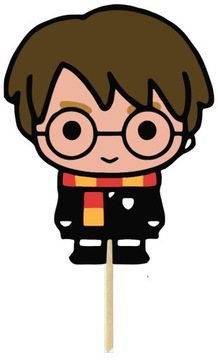 ТОПЕРСЫ ДЛЯ ТОРТА УКРАШЕНИЯ ЧАШЕК ГАРРИ ПОТТЕР НА ДЕНЬ РОЖДЕНИЯ 10шт.