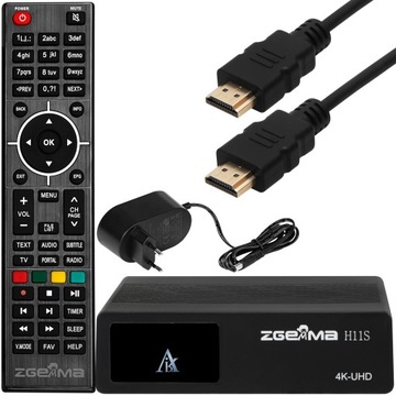ДЕКОДЕР-ТЮНЕР ZGEMMA H11s 4K ENIGMA E2 WIFI НОВЫЙ