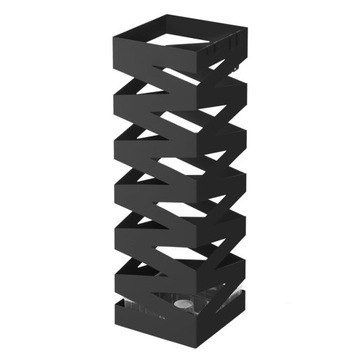 Parasolnik - STOJAK NA PARASOLE, CZARNY 15,5 x 15,5 x 49