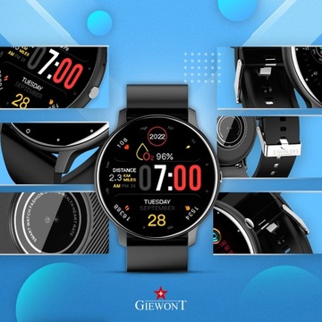 SMARTWATCH GIEWONT Sportaround PRO SmartCall GW120-2 PRO — карбон