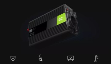 Инвертор GREEN CELL 12V-230V 300W-600W