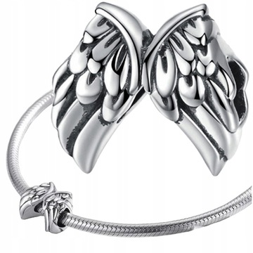 CHARMS srebro 925 SKRZYDŁA zawieszka srebrna koralik charms 925 charmsy