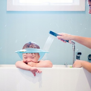 Do mycia włosów daszek Kąpiel dla dzieci kapelusz