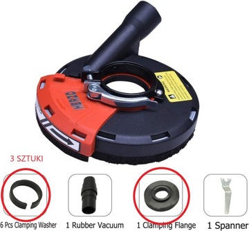 УНИВЕРСАЛЬНАЯ ЗАЩИТА HERZO ДЛЯ УГЛОВОЙ ШЛИФОВАЛЬНОЙ МАШИНЫ 4