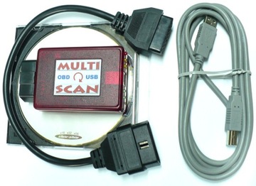 Диагностический интерфейс с программой Multi-Scan OBD EOBD, польский продукт