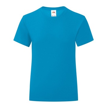 FRUIT DZIEWCZĘCA KOSZULKA T-SHIRT 150T AZURE 140