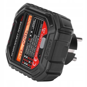 HT107D ЦИФРОВОЙ ТЕСТЕР РОЗЕТОК ЭЛЕКТРИЧЕСКИЙ ТЕСТЕР