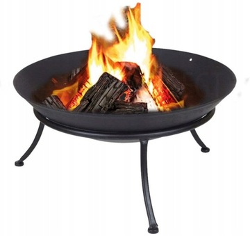 PALENISKO 60CM ŻELIWNE NA OGNISKO OGRODOWE GRILL