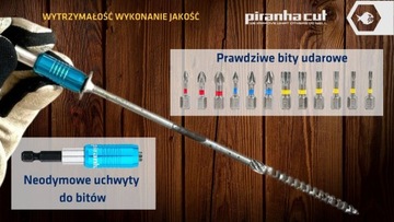 PiranhaCut Магнитная ударная головка 8 мм фермер