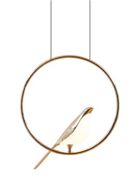 LAMPA NOWOCZESNA WISZĄCA PTAK LED