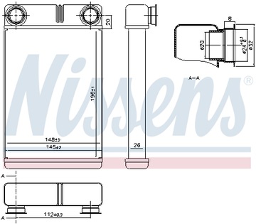 NISSENS 76515 NÁHRADA TEPLÁ TOPENÍ INTERIÉR