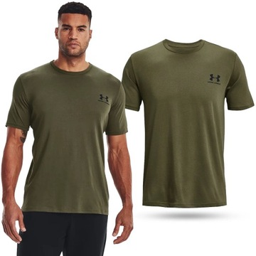 KOSZULKA MĘSKA UNDER ARMOUR T-SHIRT SZYBKOSCHNĄCA BAWEŁNA SPORTOWA 1326799