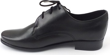 MIKO PÓŁBUTY KOMUNIJNE CHŁOPIEC WIZYTOWE CZARNE 34