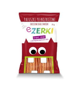 EZERKI paluszki orkiszowe białe z makiem 70g