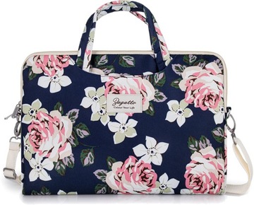 Damska torba na laptopa 15,6 kwiaty na ramię lekka pojemna torba ZAGATTO