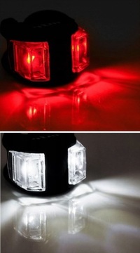 ВЕЛОСИПЕДНЫЕ ФОНАРИ СВЕТОДИОДНЫЕ ВЕЛОСИПЕДНЫЕ ФОНАРИ ПЕРЕДНЯЯ ЗАДНЯЯ 2 ШТ.