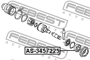 Łożysko koła FEBEST AS-3457225