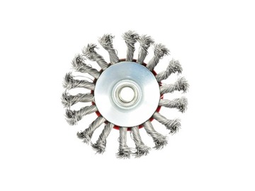 БОКОВАЯ ЩЕТКА ИЗ СТАЛЬНОЙ ПРОВОЛОКИ 115м M14 СКРУЧЕННАЯ