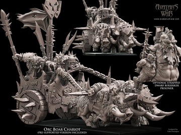 Warhammer Orc Boar Chariot - WHFB - Druk 3D - Avatars of War