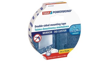 tesa Powerbond: DOSKONAŁA TAŚMA DWUSTRONNA DO MONTAŻU LUSTER ! Tesa 55733