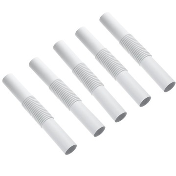 Złączka Kompensacyjna Do Rur Elastyczna ZCL 22 mm PVC Biała 5szt