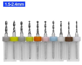 ZESTAW MINI WIERTŁA CNC 1,5-2,4mm
