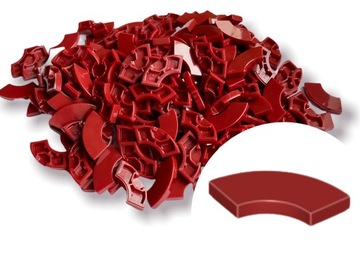 LEGO 27925 Płytka TILE łuk Bordowy RED 40szt
