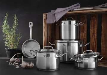 Высокий горшок с крышкой Profi Line, HENDI, Profi Line, 6л, 200х(В)190мм