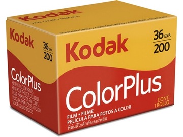 KODAK COLORPLUS 200/36 ZDJĘĆ FILM KOLOROWY NEGATYW KLISZA NA 36 ZDJĘĆ