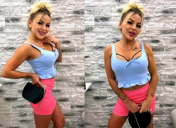 МОДНАЯ БЕЛАЯ МИНИ-ЮБКА-КАРАНДАШ С ЛАСТИКОЙ M/L