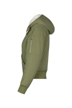 Куртка цвета хаки Tally Weijl из овчины S