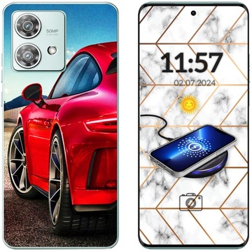 Etui do Motorola Edge 40 Neo Case Obudowa Plecki Silikonowe Pokrowiec Wzory
