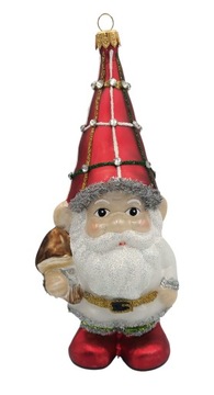 BOMBKI CHOINKOWE SZKLANE Leśny skrzat 19cm