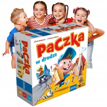 Paczka w Drodze ROZRYWKOWA PLANSZÓWKA Dziecięca Gra dla RODZINY Ciekawa GRA