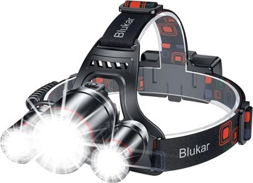 Latarka czołowa Blukar CZOŁÓWKA USB CZERWONE ŚWIATŁO BIEGANIA WARSZTATU