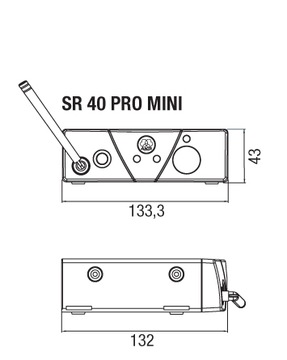 Набор инструментов AKG WMS 40 MINI US45B - беспроводная система