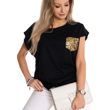 DUŻO WZORÓW IDEALNY PRINT KOBIECA BLUZKA BAWEŁNA