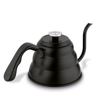 CZAJNIK z termometrem 1L CZARNY czajnik stal nierdzewna Barista Konighoffer
