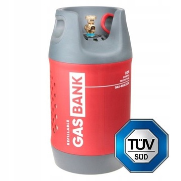 GasBank SINGLE 11 kg lekka butla do napełniania