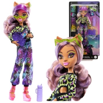 MONSTER HIGH WYSPA STRASZY-RAJ LALKA MODOWA CLAWDEEN WOLF + AKCESORIA