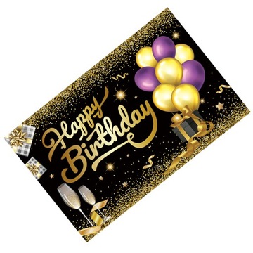 Zdjęcia Rhoto Happy Birthday Banner Rekwizyty Tło