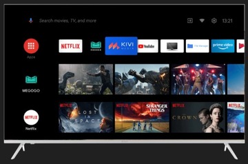 KIVI 40F740NB 40-дюймовый светодиодный телевизор AndroidTV WiFi FULL HD SMART