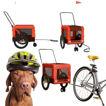 PRZYCZEPKA ROWEROWA DLA PSA TRANSPORTER DLA PSA DO 45 KG