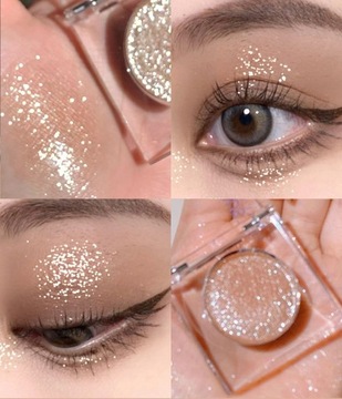 Gorgeous Glitter Eyeshadow Earth Tones Long L