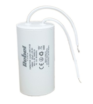 Kondensator rozruchowy silnika 20uF 450V CBB60 Rebel