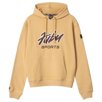 FUBU BLUZA MĘSKA Z KAPTUREM CAMEL BAWEŁNA XXL